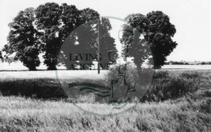 Photograph of Old Bradwell archaeological site (1971).