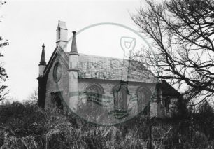 Photograph of church near Woughton on the Green (1971).