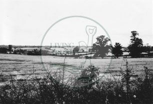 Photograph of farmland near behind Old Bradwell (1971).