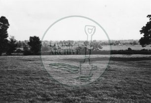 Photograph of fields at Stacey Hill Farm (1971).