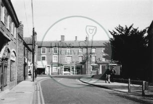 Photograph of Stony Stratford Church Street (1971).