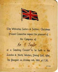 Smoking concert invitation