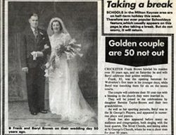 Golden couple are 50 not out