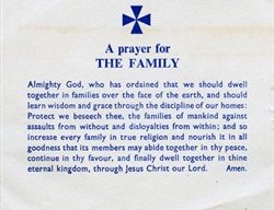A Prayer for the Family