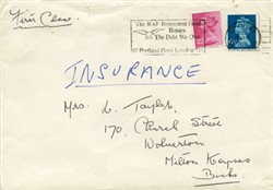 Envelope addressed to Mrs. L Taylor.