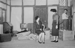 St. George's Players in 'Queen Elizabeth slept here'.