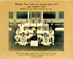 Winners of the L.M.S  Cricket  Challenge Cup 1927.
