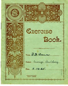 Exercise book for carriage building.