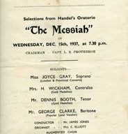 The West End Methodist Church Wolverton performance of 'The Messiah'.