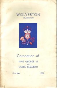 Wolverton celebration of the coronation of King George VI and Queen Elizabeth.