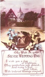 My Wish on your Silver Wedding Day.