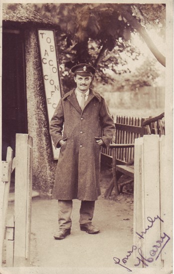 Harry in his WW1 uniform.