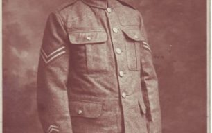 Harry in his WW1 uniform.