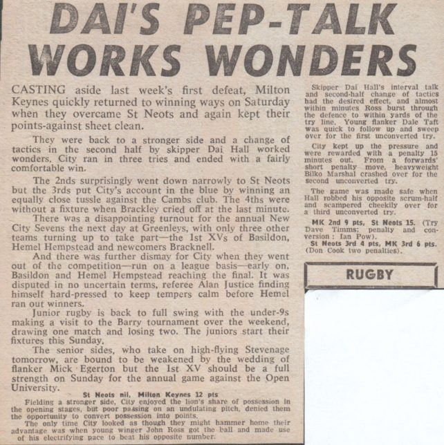 'Dai's Pep-Talk Works Wonders'