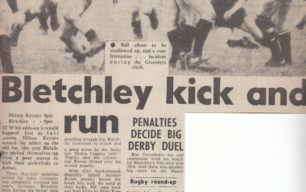 'Bletchley Kick and Run'.