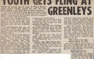 'Youth gets Fling at Greenleys';
'Don Leads'