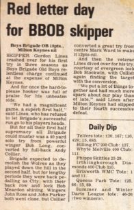 'Red Letter Day for BBOB Skipper'; 
'Brigade Spoil City Charge';
'At the Double!  City  Call the Tune'