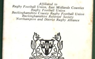 Milton Keynes Rugby Union Football Club Membership Card 1981-1982
