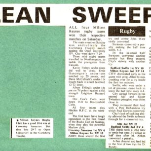 'Clean sweep!';
