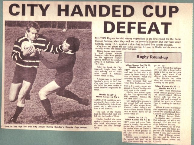'City handed cup defeat';