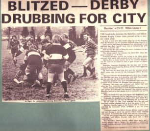 'Blitzed - derby drubbing for City';
