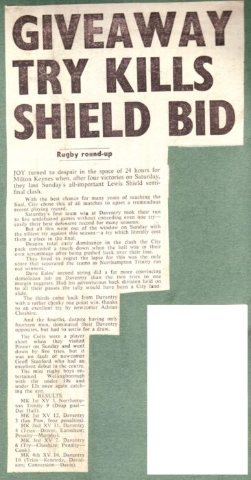'Giveaway try kills Shield bid'