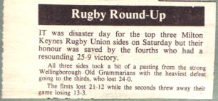 Rugby Round-Up; no title; Good old boys