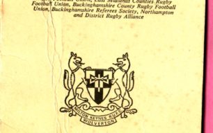 Milton Keynes Rugby Union Football Club Membership Card 1977-1978