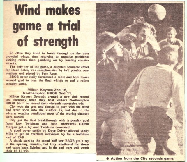 'Wind makes game a trial of strength'