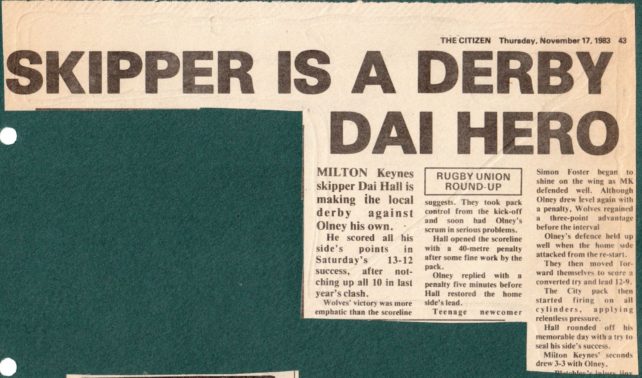 'Skipper is a Derby Dai Hero;
