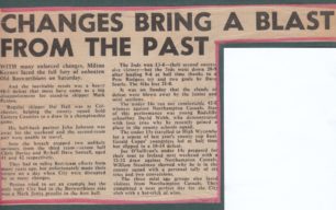 'Changes Bring A Blast From The Past';
'Felled at Bosworth';