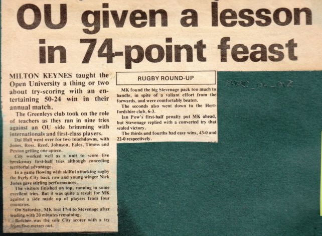 'OU given a lesson in 74-point feast'.