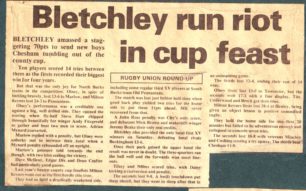 'Bletchley Run riot in cup feast'