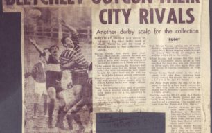 'Bletchley outgun their City Rivals'.