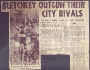 'Bletchley outgun their City Rivals'.