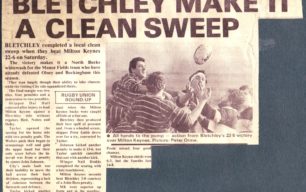 'Bletchley make it a Clean Sweep'.