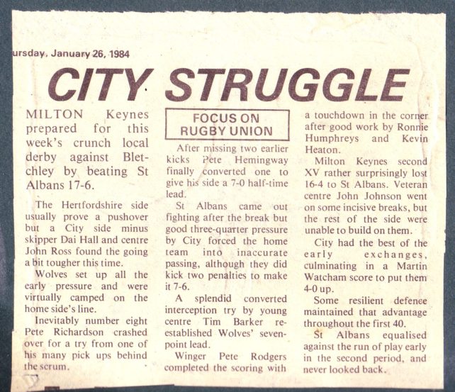 ' City struggle';  Rivals watch the weather'