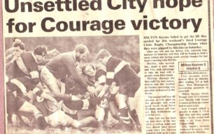 'Unsettled City hope for Courage victory'