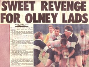 'Sweet revenge for Olney lads'