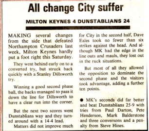 'All change City suffer'