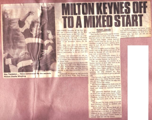 'Milton Keynes off to a mixed start';