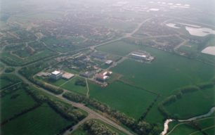 Aerial view of Hoechst at Walton Manor