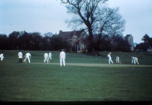 A cricket match in Old Bradwell