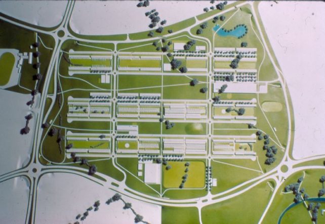 Netherfield Layout Grid Square model