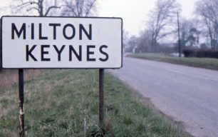 A Milton Keynes road sign