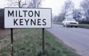 A Milton Keynes road sign