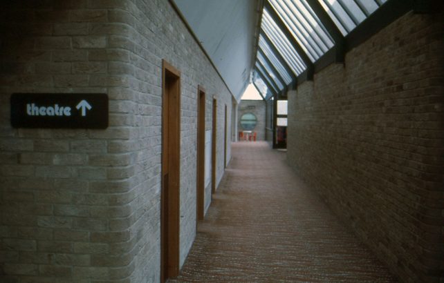 A hallway in Bletchley Leisure Centre