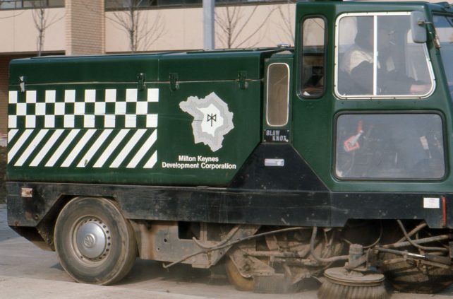 A MKDC road sweeper