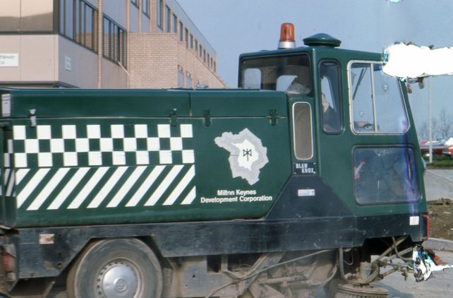 A MKDC road sweeper