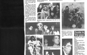Promoting 1990 Xmas and New Years Eve music events [newspaper article]